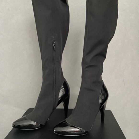 Black Heel Boots - Picture 2 of 3